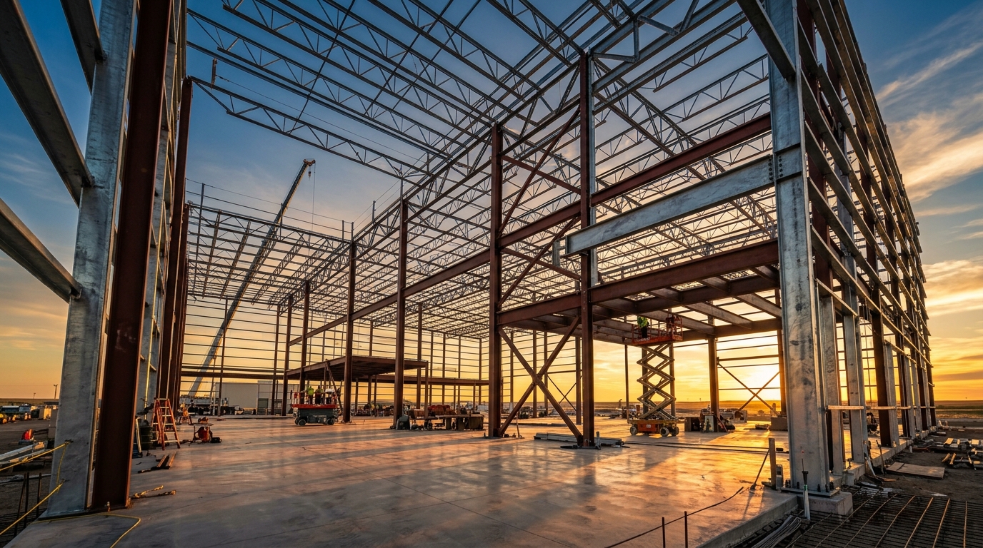 Modern Pre-Engineered Steel Buildings Construction